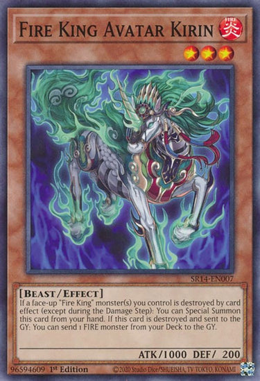 Fire King Avatar Kirin | SR14-EN007
